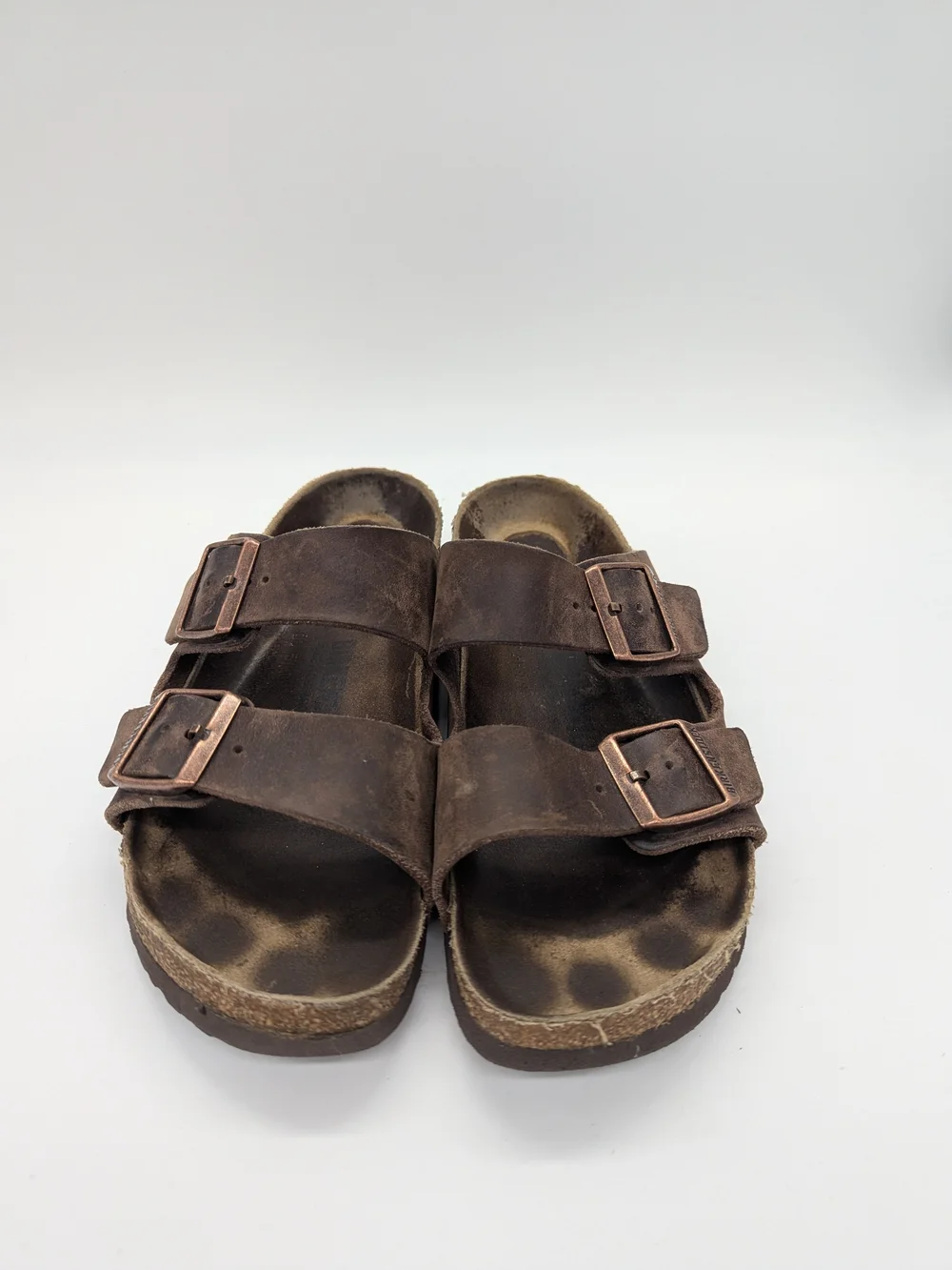 Birkenstock Arizona Brown Leather Sandals EU 39 Men's 6/6.5 Women's 8/8.5
